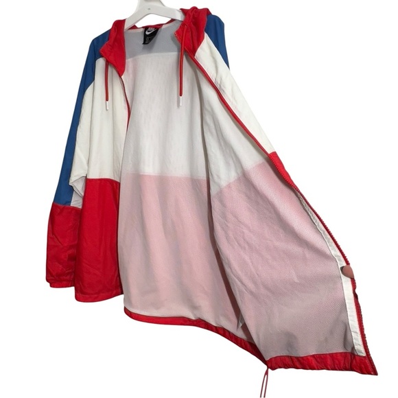 Nike Vintage Athletic Sportswear Wind Breaker Hooded - Picture 8 of 16